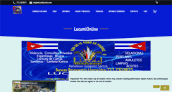 Desktop Screenshot of lucumionline.com